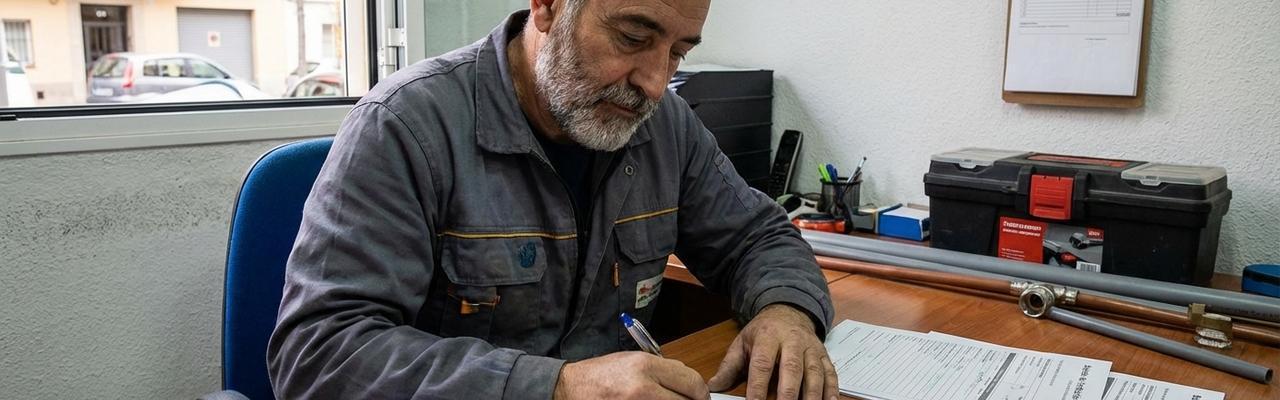 Emisión de boletines de fontanería en Urnieta